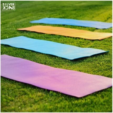 rubber yoga mat
