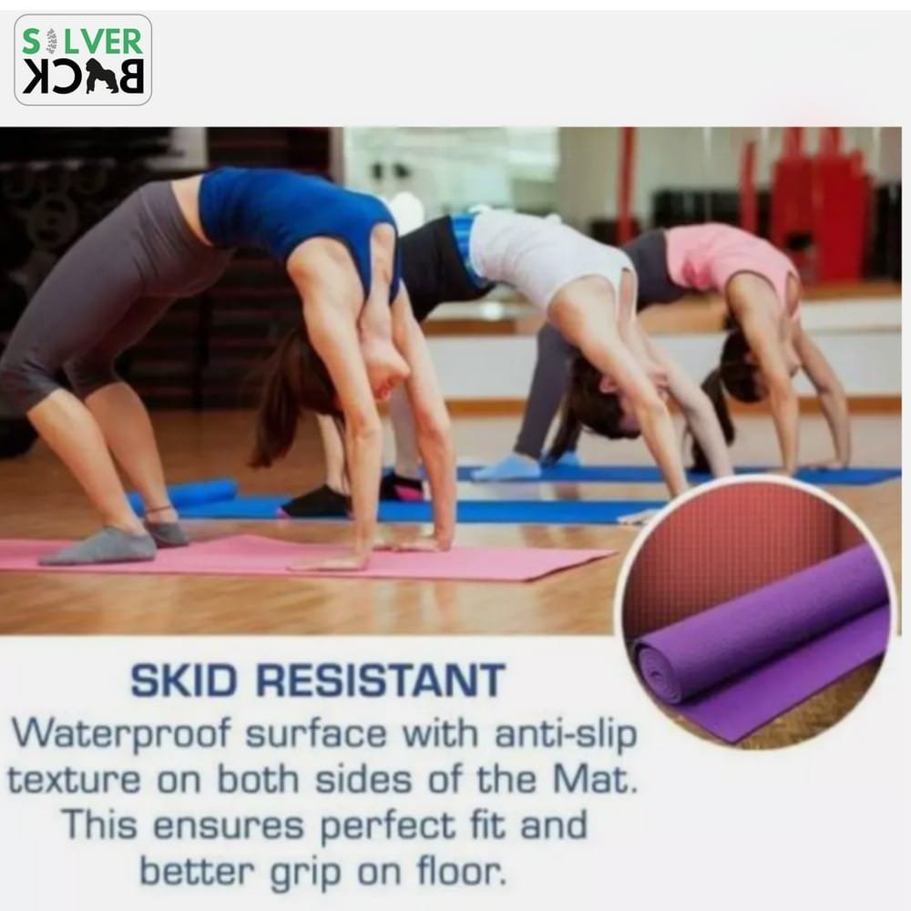 rubber yoga mat