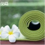 rubber yoga mat